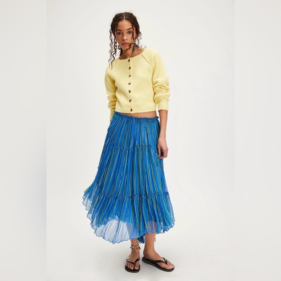FP one Ember printed midi skirt - Picture 3 of 11
